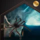 Ruhhy 50cm Large Artificial Spider for Halloween, Black