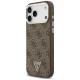 Guess MagSafe 4G PU Leather Case for iPhone 17 Pro Max, Brown