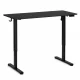 Electric Height Adjustable Desk ModernHome 120x60 cm, 72-118 cm, Black