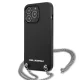 Karl Lagerfeld Textured & Chain Case for iPhone 13 Pro / 13 - Black