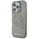Karl Lagerfeld IML Rhinestones Karl Head Case for iPhone 16 Pro, Black