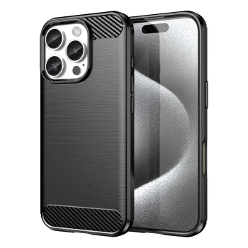 Carbon Case for iPhone 16 Pro Max, Black