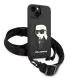 Karl Lagerfeld Monogram Ikonik Patch Case for iPhone 14 Plus Black