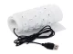 USB Silicone Keyboard, Silent, Waterproof, White