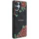 Guess Leather 4G Flowers MagSafe Case for Samsung Galaxy S25 Ultra - Black