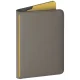 Uniq Belmont RFID Blocking Passport Case Grey/Yellow