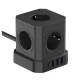 Power Strip Newell GaN Power Cube 9in1, 4000W, 1.5 m, Black