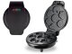 Electric Waffle and Cookie Maker with Fun Shape Molds, 1200W, Black