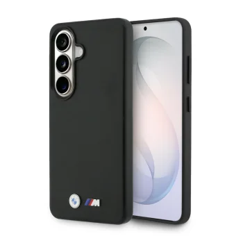 BMW M Metal Logo MagSafe Case for Samsung Galaxy S26 - Black