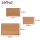 Zortiva Bamboo Cutting Board Set with Stand, 3 pcs