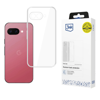 Google Pixel 9a 3MK Clear Case Cover, Transparent
