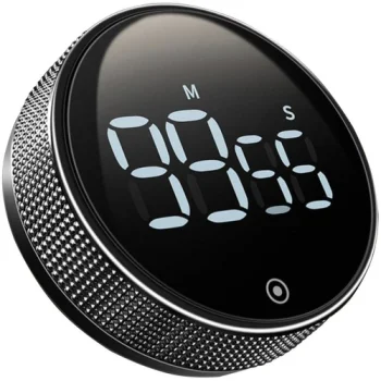 Ruhhy Digital Kitchen Timer, Black