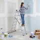 ModernHome 3x7 Multi-Purpose Aluminum Ladder Folding A-Frame 330 lbs Capacity