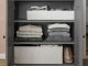 Drawer Organizer for Underwear and Socks, 2 Compartments, White, 20x34x10 cm