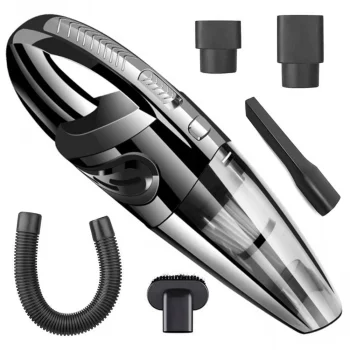 Cordless Handheld Car Vacuum Cleaner, 120W, USB Rechargeable, Black