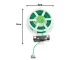 Garden Wire with Cutter, Green, 50m