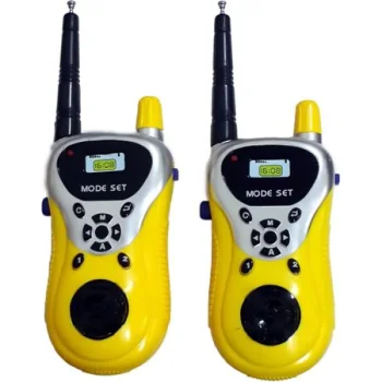 Walkie Talkie Set for Kids Yellow 2 pcs
