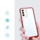 Case for Samsung Galaxy S21+ 5G Hybrid Armor Clear 3in1, Red