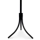 ModernHome Standing Metal Coat Rack with 16 Hooks, Black