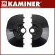 Kaminer Ignisse 2000W Electric Tower Heater with Flame Effect 26401, Black