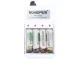 AA/AAA Battery Charger with 4x AA Batteries, White