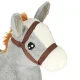 Kids Inflatable Rubber Jumping Horse Toy with Soft Cover and Pump