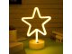 Table Neon Lamp, Light, Star, 100 LED, USB