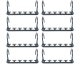 Wonder Hanger Max Wardrobe Organizer Clothes Hanger, Set of 8 Pcs