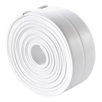 Bathtub Sealing Tape, Waterproof, 3.1 m x 35 mm, White
