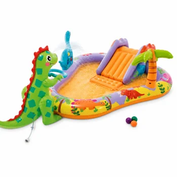 Intex 56139 Inflatable Kids Pool with Slide, 201x157x69 cm