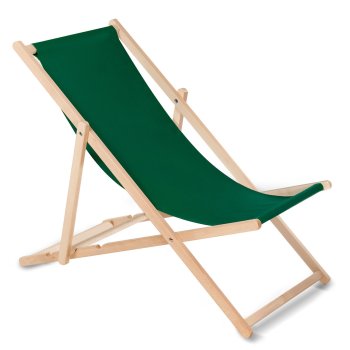Деревянный шезлонг Greenblue GB183, темно-зеленый