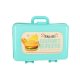 Kids Kitchen Playset in a Suitcase: Portable Fast Food Toy with Burgers and Fries