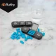 Ruhhy 7-Day Pill Organizer with 3 Compartments, Black