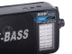 Portable Retro AM/FM Radio RDD RD-306 with Flashlight & X-BASS, black