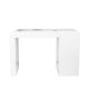 Professional Manicure Desk 312 with Dust Collector Right, White