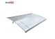 Door Canopy STARKEDACH L-160, 160x100x25 cm, Light Grey