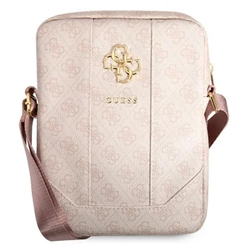 Guess 4G Metal Gold Logo 10" Tablet Bag, Pink