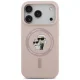 Karl Lagerfeld Karl&Choupette Ring MagSafe silicone case for iPhone 18 Pro / 17 Pro, black
