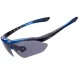 Rockbros 10007 Polarized Cycling Glasses (Black/Blue)