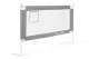 Ecotoys Bed Guard Rail for Kids, 150 cm, Grey/White