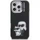 Karl Lagerfeld IML Aquarelle Karl & Choupette iPhone 16 Pro Case, Black