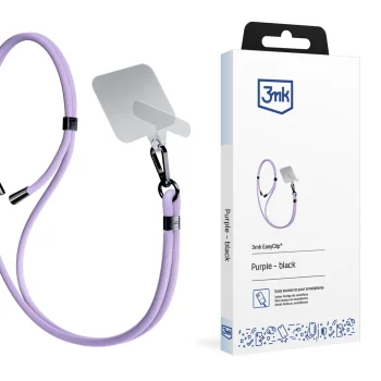 3mk EasyClip Smartphone Lanyard, Purple