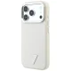 Guess Grained Triangle Logo MagSafe Case for iPhone 18 Pro / 17 Pro - Beige