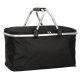 Foldable Thermal Picnic and Shopping Basket, 25L, Black