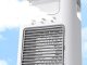 Galda ventilators ar mitrinātāju USB RGB LED, 3 ātrumi
