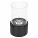 Freestanding Tabletop Smokeless Bio-Fireplace, Black