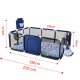 Large Safety Children\'s Playpen / Dry pool / Playground 235x129cm, Blue