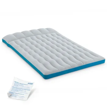 Intex 67999 Double Inflatable Airbed with Headrest, 193x127x17 cm