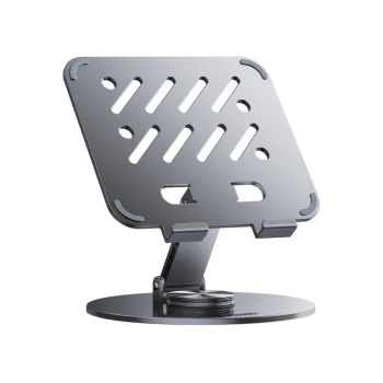 Wozinsky WRS-DSY84SS 360° Rotating Aluminum Tablet and Phone Stand - Gray