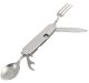 4-in-1 Tourist Multi-Tool Utensil Set AG534C, Silver